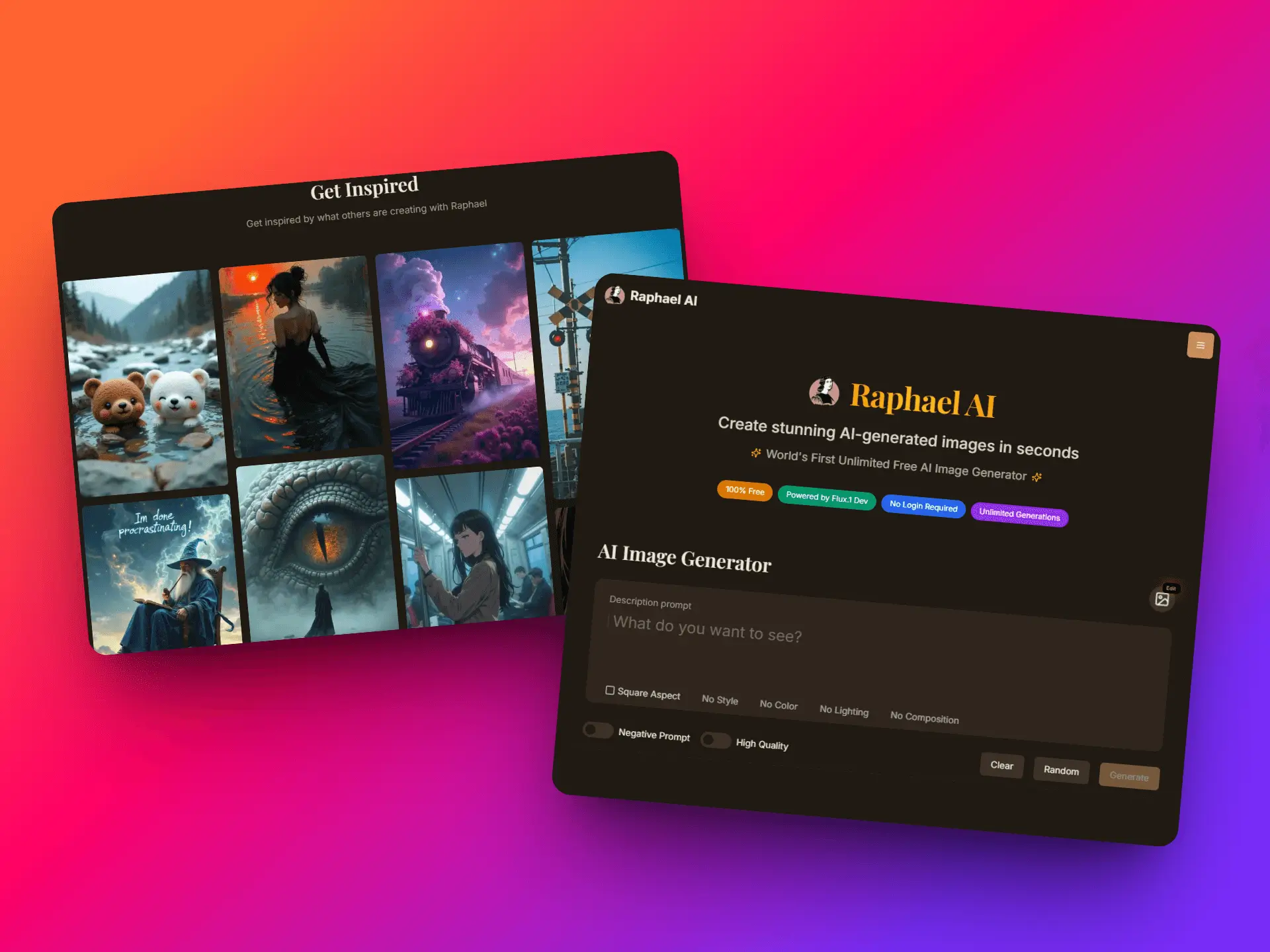 Raphael AI-Completely free and unlimited AI image generator