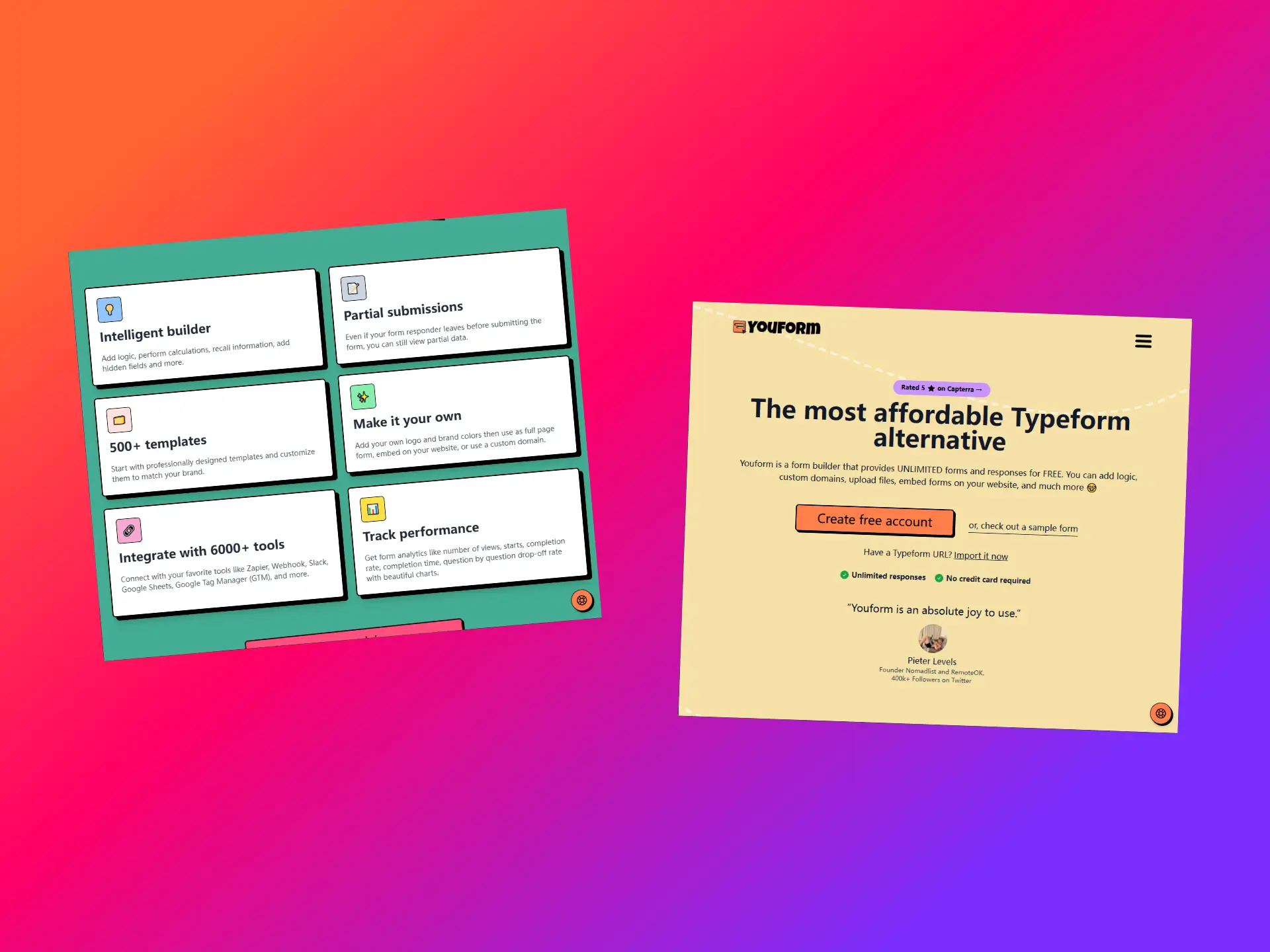 Youform-online form builder designed